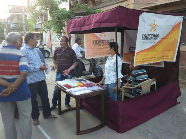 The Meridian mobile stall, ready for a community camp